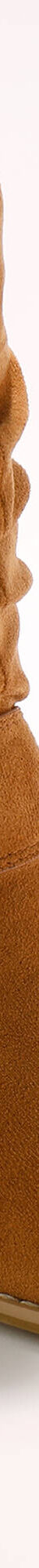 Bottes mi-hautes plissées à petit talon effet bois (caramel) Bottes mi-hautes plissées à petit talon effet bois (caramel)